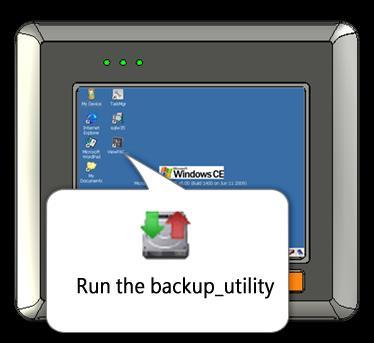 2.8. Using Backup Utility to Backup the settings and files After saving the configuration settings for a ViewPAC device following the