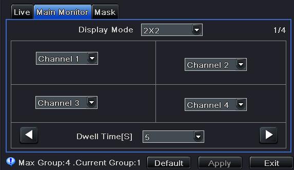 Setup mask area: Click Setting button, enter into live image to press left mouse and drag mouse to set mask area.