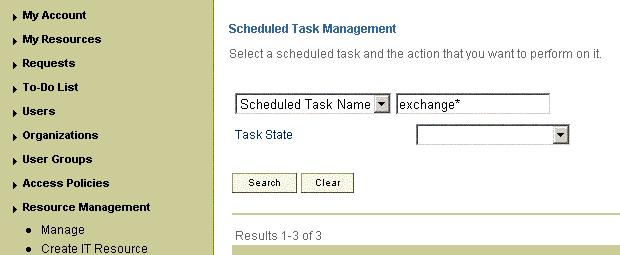 Configuring Scheduled Tasks Scheduled Task Name Table 3 5 Exchange Delete Recon Task (Cont.) Scheduled Tasks Description This scheduled task is used to reconcile data about deleted mailboxes.