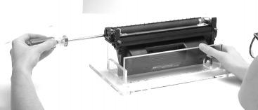 SCC offers an HP4000 Plexiglass Hopper Fixture (4KHJIG) to facilitate hopper assembly and disassembly.