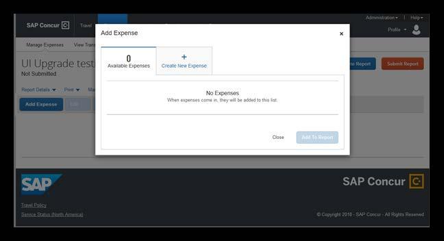 New Version: Click Add from the Manage Expense screen.
