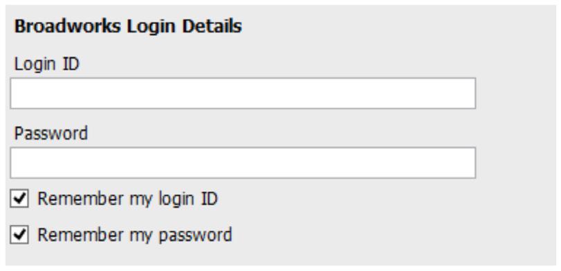 Enter the Login ID and Password credentials you received from the Service Provider. (see fig. 1) 2. Click to remember ID and password for future login, as desired, and click OK. 3.