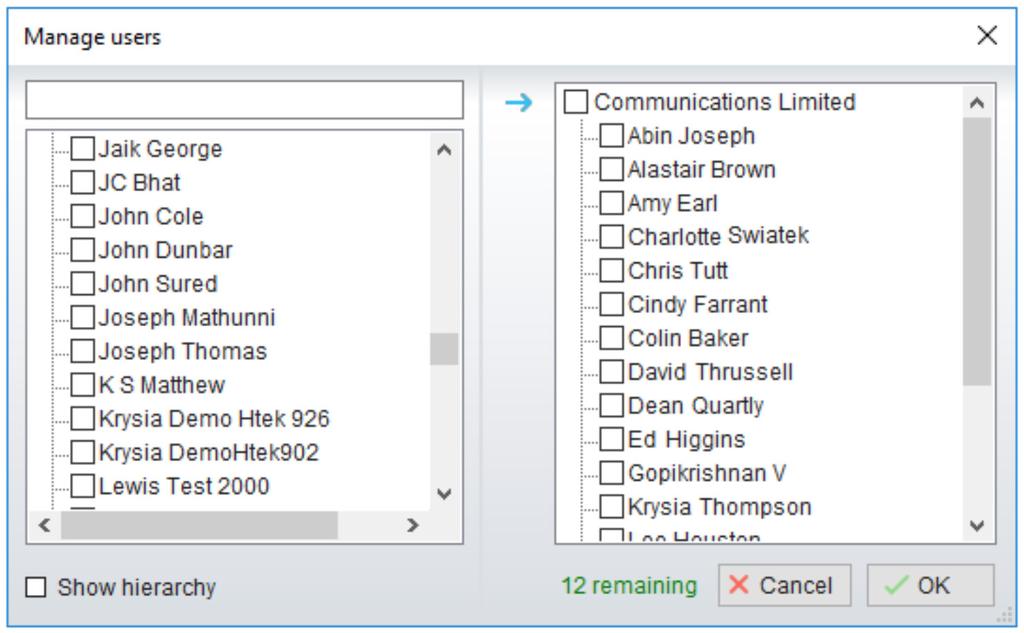 BUSY LAMP FIELD USER STATUS VIEWS» Monitor up to 30 users as a group in the Contacts panel.» Right-click anywhere in the list to change the view of the users, the list, icons you wish to see, etc.