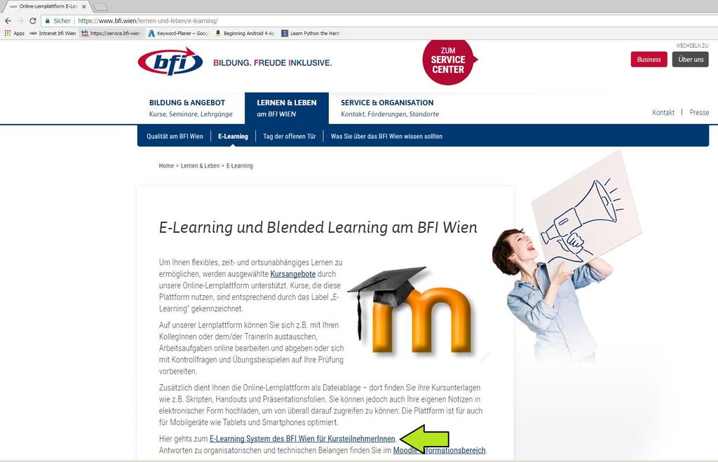 1. How to access the platform You can access Moodle via https://moodle.bfi.