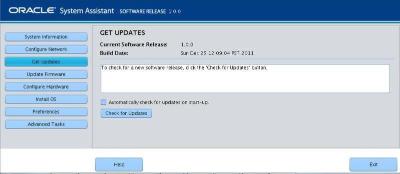 Update Oracle System Assistant and the Firmware Files on the Oracle System Assistant USB Drive (Oracle System Assistant Release 1.