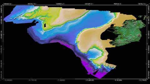 2. INSS - 1999-2005 Irish National Seabed Survey The largest civilian marine mapping programme worldwide (2005) All Irish territory >200m 1999 - Government decision to fund Managed by the GSI with