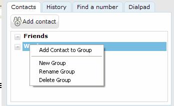 If you have any contacts in the group, you will see the following warning box