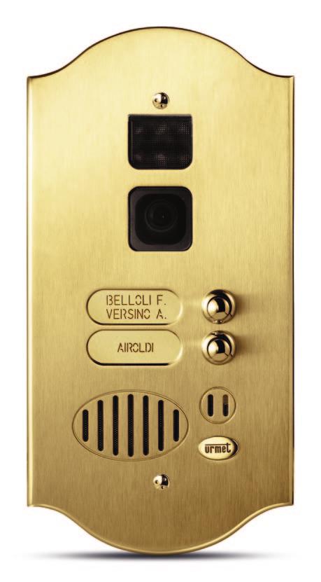 CLASSIC SPECIAL MAIN FEAUTURES > AUDIO AND VIDEO ANALOGUE AND DIGITAL SOLUTIONS, 1 OR 2 > CAN BE USED WITH FLUSH-MOUNTING BOXES MOD 1145 WITH 1 UP TO 10 BUTTONS >