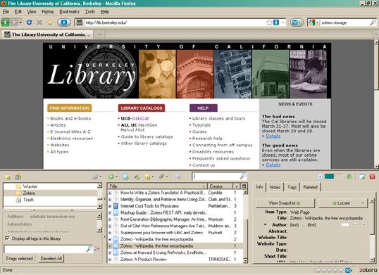 org/download/ Open Firefox browser Click Zotero link in