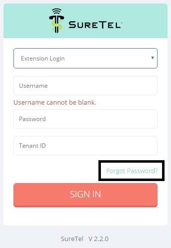 steps will set a new password.