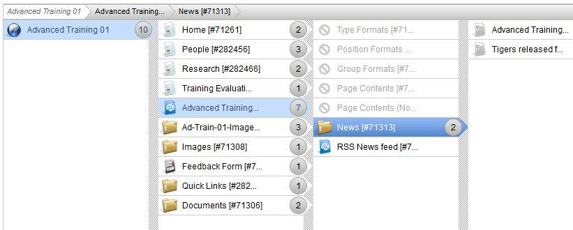 Enter a title for your news item Click on Select Parent to define the assets location.