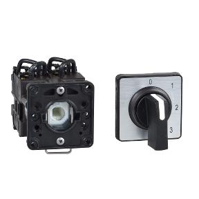 Characteristics cam switch - 4-pole - 45-12 A - for Ø 22 mm Main Range of product Product or component type Component name [Ith] conventional free air thermal current Mounting location Fixing mode