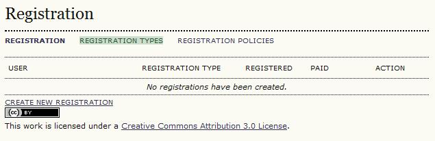 Figure 54: Selecting Public Statistics Registration From the Conference Management menu, select Registration.