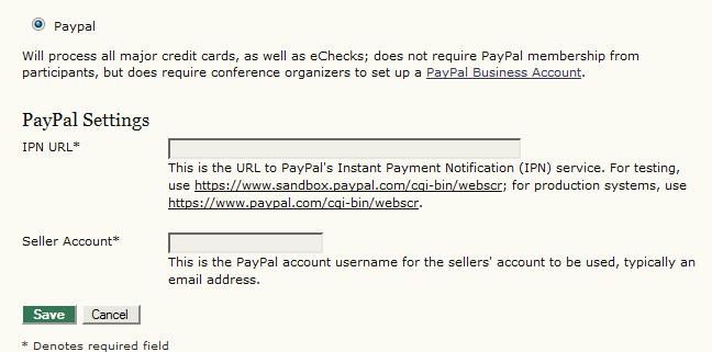 Figure 62: Payment Methods Manual Payment With Manual Payment, payments must be submitted outside of OCS (e.g., cheques, money orders, credit card information submitted by mail, telephone, etc.