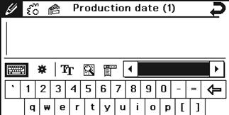 T200 Terminal User s Manual Editing Text Files Text Edit Screen Structure After the Edit text button has been selected on the Root Menu screen (see Fig. 6.