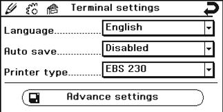 T200 Terminal User s Manual Changing User Authorisations The T200 terminal offers different access levels.