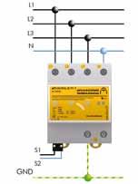ATCONTROL/B PT-T THREE-PHASE PROTECTOR COMBINED AGAINST ANY PERMANENT AND TRANSIENT OVERVOLTAGE ACTUATING ON ANY SHUNT RELEASE PERMANENT OVERVOLTAGES ATCONTROL/B PT-T protector actuates switching the