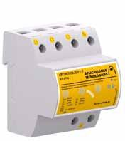 ATCONTROL/D P(T)-T THREE-PHASE PROTECTOR INDIVIDUAL OR COMBINED AGAINST PERMANENT AND TRANSIENT OVERVOLTAGES ACTUATING ON ANY RESIDUAL CURRENT BREAKER PERMANENT OVERVOLTAGES ATCONTROL/D protectors