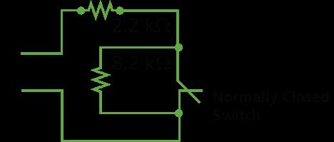 Input and Output Connections Figure 28: Normally Closed Supervised Input (Double Resistor) 4.2 Inputs Description 4.2.1 Request-to-Exit Button (REX) Input Use the REX Input to open a door directly.