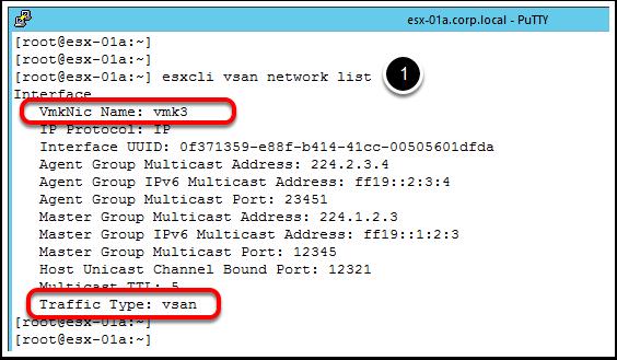 esxcli vsan network command 1.