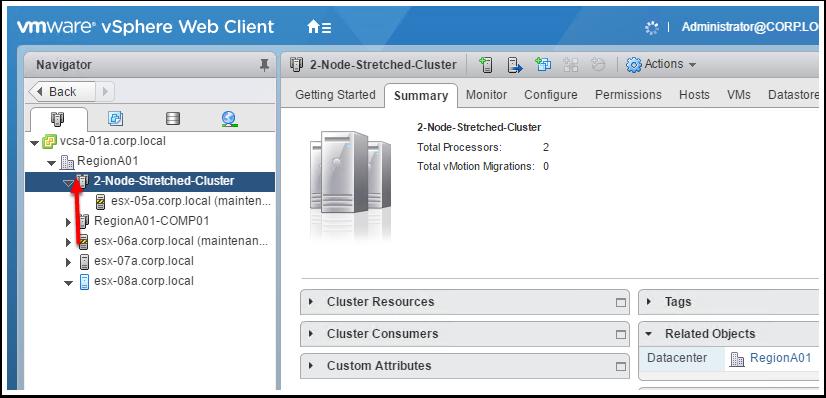 OK Move Hosts into Cluster Once we have the vsphere Cluster