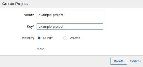 Creating a project inside SonarQube This project is used to display the example static code analysis: 1. From the SonarQube dashboard, click on "Administration", then "Projects", then "Management". 2.