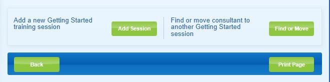 These are the sessions you ve already added Underneath that are the sessions
