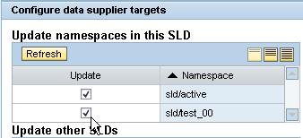 - Select your newly created namespace, e.g.