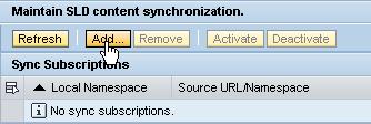 Synchronization In the SLD content synchronization