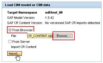 Part 2 Import, Gather, and Create SLD Content Introduction to Part 2 Content is added to SLD namespaces in 3 ways: Import of data (CIM and Software Catalog data as a prerequisite for landscape data )