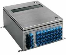 System enclosure nclosure The system enclosures of the EG-VA series contain a module rack, either with 16 or 24 slots.