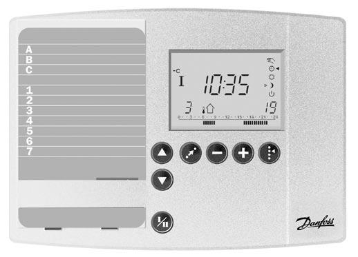 Operation The ECL Card Controller mode Manual operation (used only at maintenance and service) Automatic operation Constant comfort temperature Constant reduced temperature Stand-by mode User setting