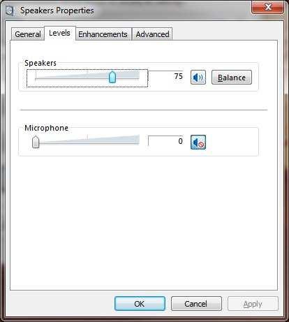 Figure 1 In the Sound window, choose the Playback tab, select Speakers ETC VM-10 Default Device (Figure 2) and click the