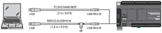 4-5 - 6 RD- 7-8 - USB Mini-B Connection SL1