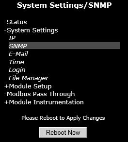 Setup 6.2.6.3 REBOOT NOW Some operations require the gateway to be rebooted (restarted).