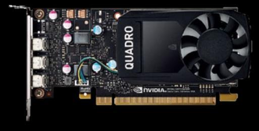 NVIDIA Quadro P400 2GB (available w/ LP or FH bracket) Description Field of application Mainboard interface Low Profile PCI Epress 3.