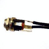 The middle / rear connection should have one wire connected to it and the top connector should have the other wire connected to it as shown in the diagram.