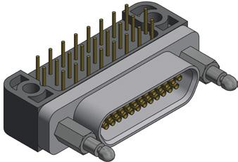 MICRO-D D-CLICK PCB CONNECTORS CBR TYPE 0.100" PITCH DIMENSIONS Dimensions are in millimetres (inches). A B C E D 10.33 (.407) MAX 9-25 way connectors B H MALE: 4.72 (.186) MAX FEMALE: 5.03 (.