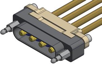DISMOUNTABLE VERSATYS PIGTAILS PIN CONNECTORS WITH LATCH-POSTS MMCSA SERIES DIMENSIONS Dimensions are in millimetres (inches). A B 10.33 (.407) MAX 12.05 (.474) MAX 9.26 (.365) MAX C D 7.24 (.