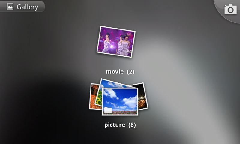 3.5 Gallery Supported picture formats: JPG, BMP, PNG, GIF etc.. The picture album list will be displayed after opening the picture folder.