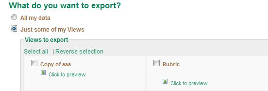 Export formats Standalone HTML Website Select this if you are not going to be using mahara or a LEAP2A eportfolio system in the future or the site that has your portfolio.