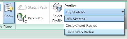 _ click on the Profile drop down menu and select
