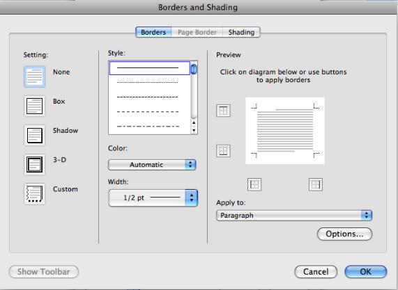 However, when you change the settings here, every time you use Heading 1, it will indent by the same amount (left side) or shorten your line by the same amount (right side).