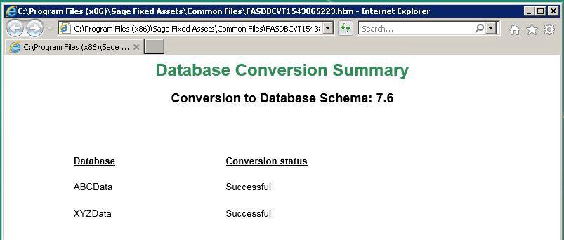 3 Upgrading Step 3: Converting Your Data 12. Click the Close button.