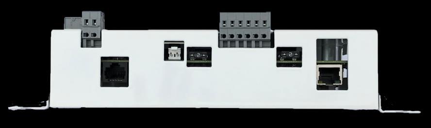 3.3 Bottom Panel Features Temp Sense Ethernet Port RS485 Port Figure 2. Bottom of Battery Cell Monitor 3.3.1 RS485 Port The RS485 is connected to the Monitor Main Device and provides power.