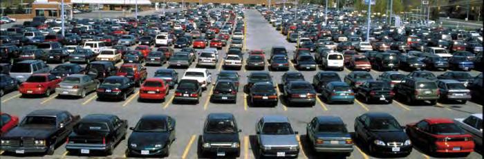Challenge: Parking Demand 82% of Parking Lots are