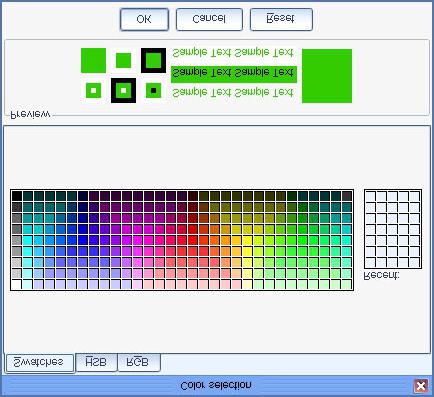 Customizing the color palette About this task Use this procedure to customize the color palette for ProtecTIER Manager to improve visibility in the display, or to suit your personal preferences.