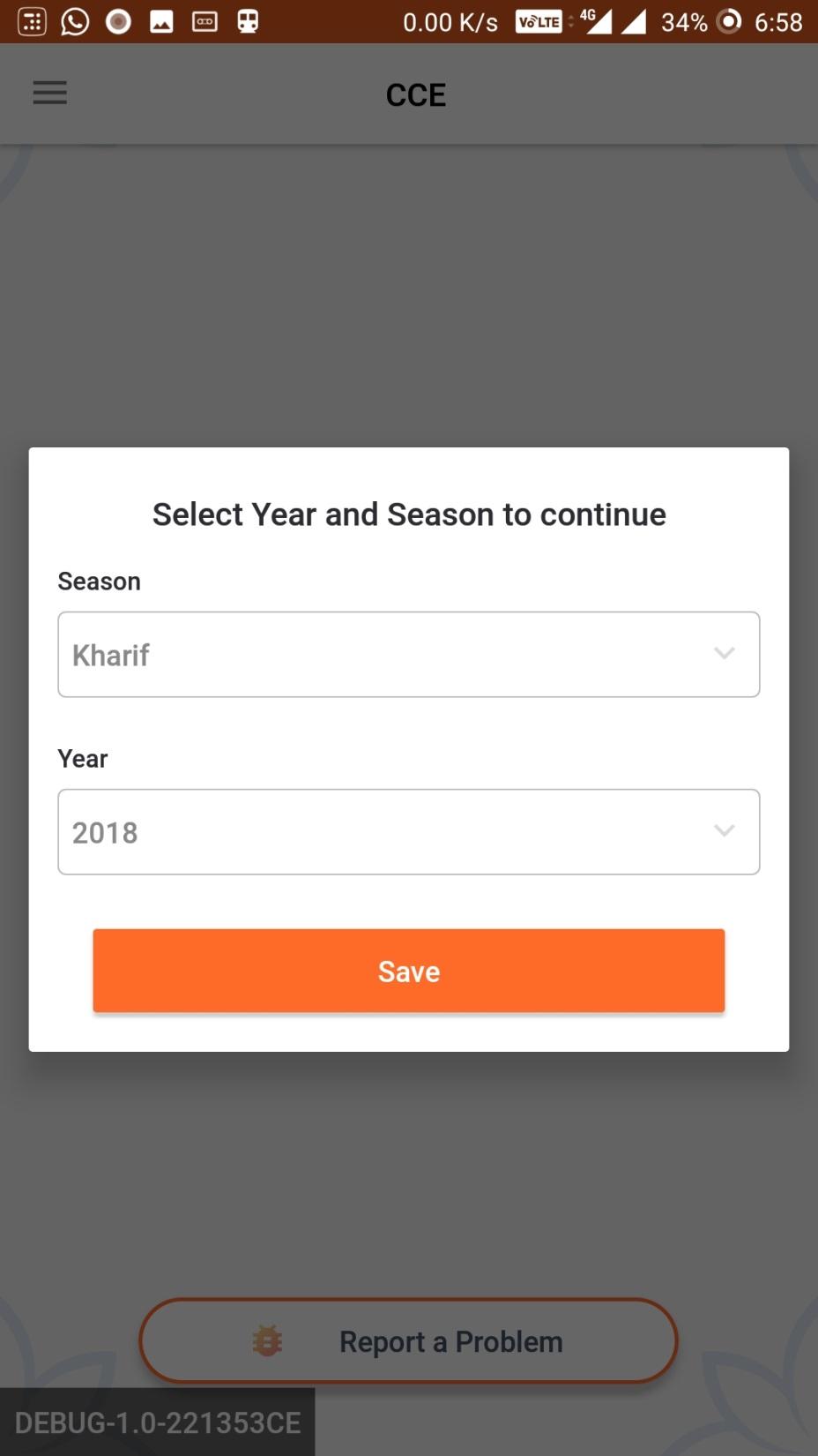 How to Sign In Step bystep Step - 1 Season / Year The user is expected to select season of crop and year can change the password