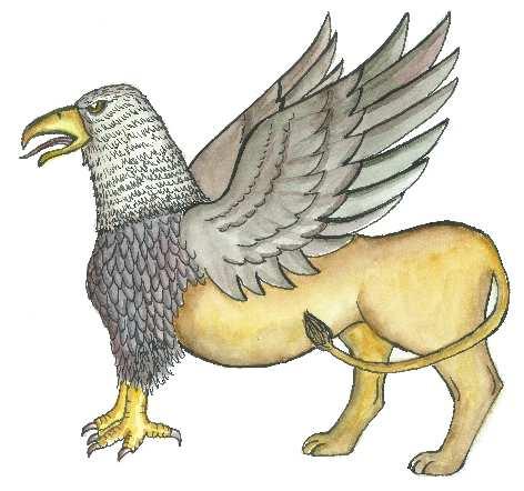 From a Modern Beastiary THE GRIFFIN is a fabulous animal with the body of a lion and the head of an eagle. The griffin is powerful and fierce because of its parts.