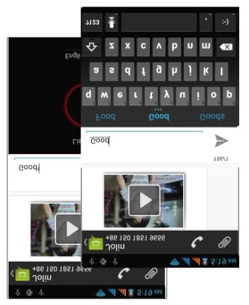 4 Inputting Text Intelligent keyboard A1+ Duple automatically corrects and suggests words as you type.